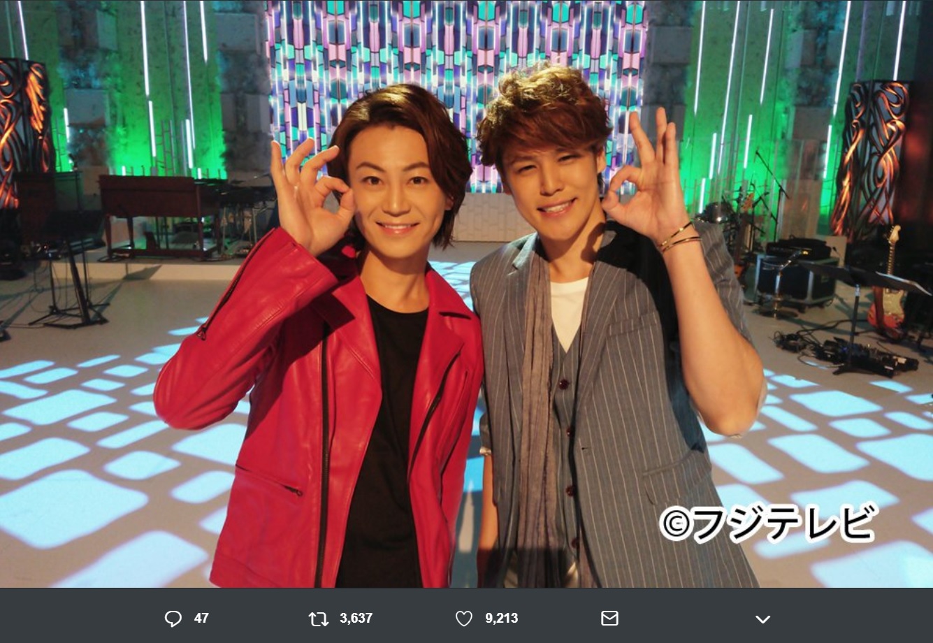 25日の『MUSIC FAIR』に出演する氷川きよしと宮野真守（画像は『MUSIC FAIR　2019年5月18日付Twitter「5/25放送の ＃MUSICFAIR は」』のスクリーンショット）