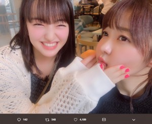 【エンタがビタミン♪】指原莉乃“ばぶみさしこ”　HKT48田島芽瑠の投稿にファン「めるちゃんほんと天才」