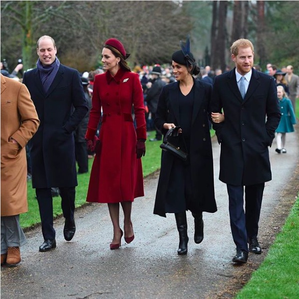 いよいよチャリティーも別体制へ（画像は『Kensington Palace　2018年12月25日付Instagram「Merry Christmas!」（PA）』のスクリーンショット）