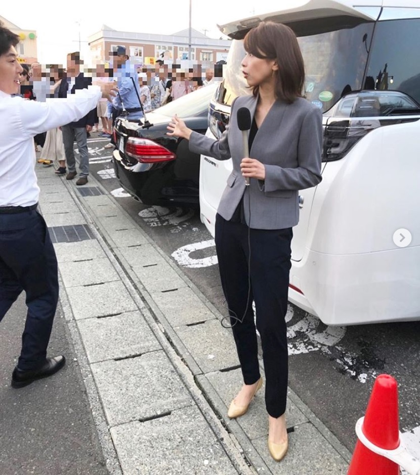 「ある方に密着取材しました！」と加藤綾子（画像は『加藤綾子　2019年7月16日付Instagram「週末は選挙取材へ。」』のスクリーンショット）