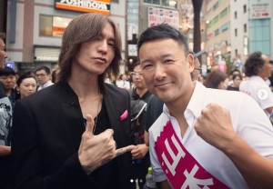 【エンタがビタミン♪】SUGIZO、応援する山本太郎氏との2ショット公開　フォロワーは冷静「支持するのは個人の自由」