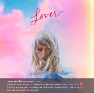 【イタすぎるセレブ達】テイラー・スウィフト、新曲『Lover』が好評　「ウェディングソングにぴったり！」