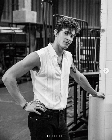 地元トロント公演で感極まったショーン（画像は『Shawn Mendes　2019年8月11日付Instagram「New Jersey night 1」』のスクリーンショット）