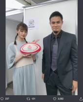 【エンタがビタミン♪】ラグビー日本代表・田村優とPopteenモデル生見愛瑠の意外な2ショットに「決勝リーグ出場願って応援しなきゃ」の声