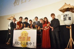 映画『決算！忠臣蔵』初日舞台挨拶より