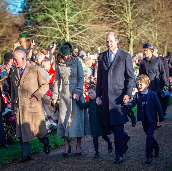 実は“我慢”していたキャサリン妃（画像は『Kensington Palace　2019年12月25日付Instagram「Happy Christmas!」』のスクリーンショット）