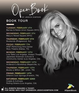 ブックツアー開催を告知したジェシカ・シンプソン（画像は『Jessica Simpson　2020年1月15日付Instagram「Come see me on the road!」』のスクリーンショット）