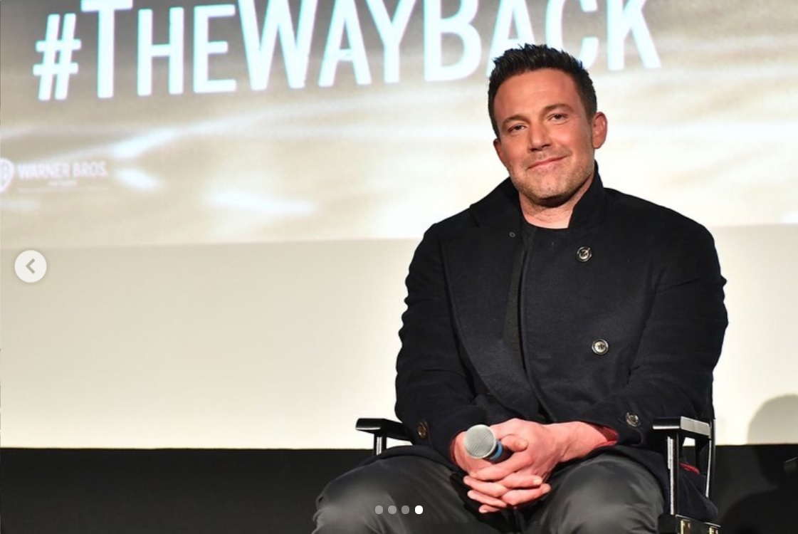 ベン・アフレック「有言実行するしかない」とも（画像は『Ben Affleck　2020年2月20日付Instagram「＃TheWayBack tour continues!」』のスクリーンショット）