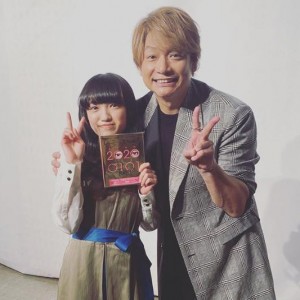 八木優希と香取慎吾（画像は『香取慎吾　2020年2月1日付Instagram「＃八木優希 ちゃん」』のスクリーンショット）