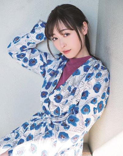 福原遥、グラビア撮影での1枚（画像は『福原遥＊Haruka Fukuhara　2020年3月2日付Instagram「現在発売中のblt graph. vol.52に登場させて頂いています」』のスクリーンショット）