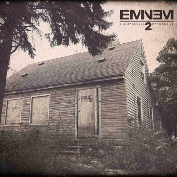 2000年リリースの『The Marshall Mathers LP』（画像は『Marshall Mathers　2013年9月22日付Instagram「＃MMLP2」』のスクリーンショット）