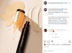 アンチエイジングのセットで320ドル（約3万4000円）から（画像は『Victoria Beckham Beauty　2020年5月23日付Instagram「Double Down.」』のスクリーンショット）