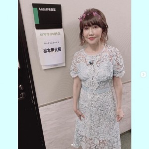 『サワコの朝』に出演した松本伊代（画像は『松本伊代　2020年6月19日付Instagram「6/20（土）朝7:30～放送のTBS「サワコの朝」に出演させていただきました～!!」』のスクリーンショット）