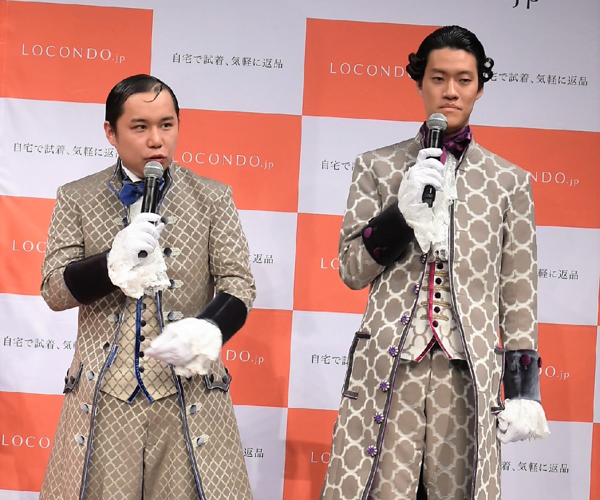 昨年「ロコンド」のCMに出演した霜降り明星（せいや、粗品）