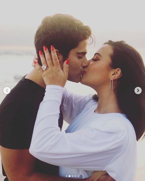 7月に婚約発表していたマックス・エーリック＆デミ・ロヴァート（画像は『Demi Lovato　2020年7月22日付Instagram「When I was a little girl, my birth dad always called me his “little partner”」』のスクリーンショット）