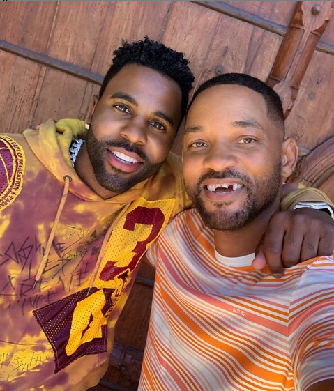 ジェイソン・デルーロとウィル・スミスがドッキリ動画を撮影？（画像は『Will Smith　2020年8月9日付Instagram「I gotta stop inviting ＠jasonderulo over（see my last post）」』のスクリーンショット）