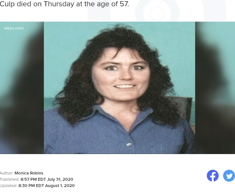 夫に顔面を撃たれる前のコニーさん（画像は『WKYC.com　2020年7月31日付「Doctors salute the life of Connie Culp, recipient of the first US face transplant at Cleveland Clinic」』のスクリーンショット）