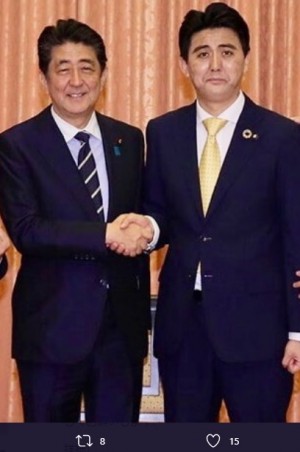 【エンタがビタミン♪】安倍前首相のモノマネ芸人、今後に不安も菅首相の顔マネ着手「似てます」「生き残りへの執念」の声