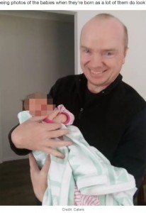 自分と似た子供を見るのが楽しみだというジョーさん（画像は『LADbible　2020年9月30日付「Sperm Donor Who Has Fathered More Than 150 Kids Says Lockdown Hasn’t Slowed Him Down」（Credit: Caters）』のスクリーンショット）