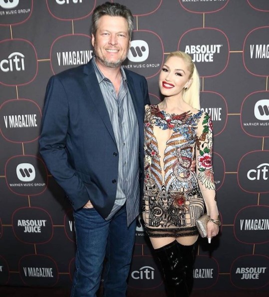 5年の交際を経て婚約したブレイク・シェルトンとグウェン・ステファニー（画像は『Gwen Stefani　2020年1月24日付Instagram「Date night w my boo ＠blakeshelton Gx」』のスクリーンショット）