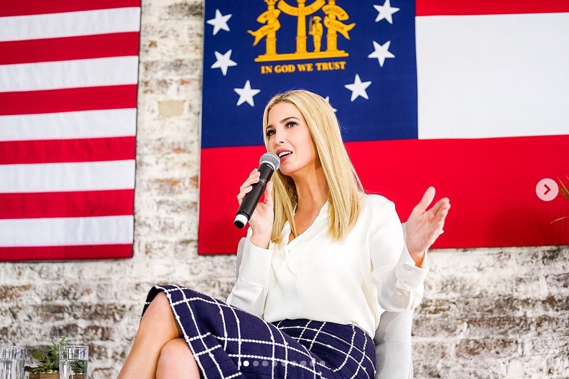 空気の読めない発言でまたもや炎上したイヴァンカ・トランプ（画像は『Ivanka Trump　2020年10月17日付Instagram「One week, five states!」』のスクリーンショット）