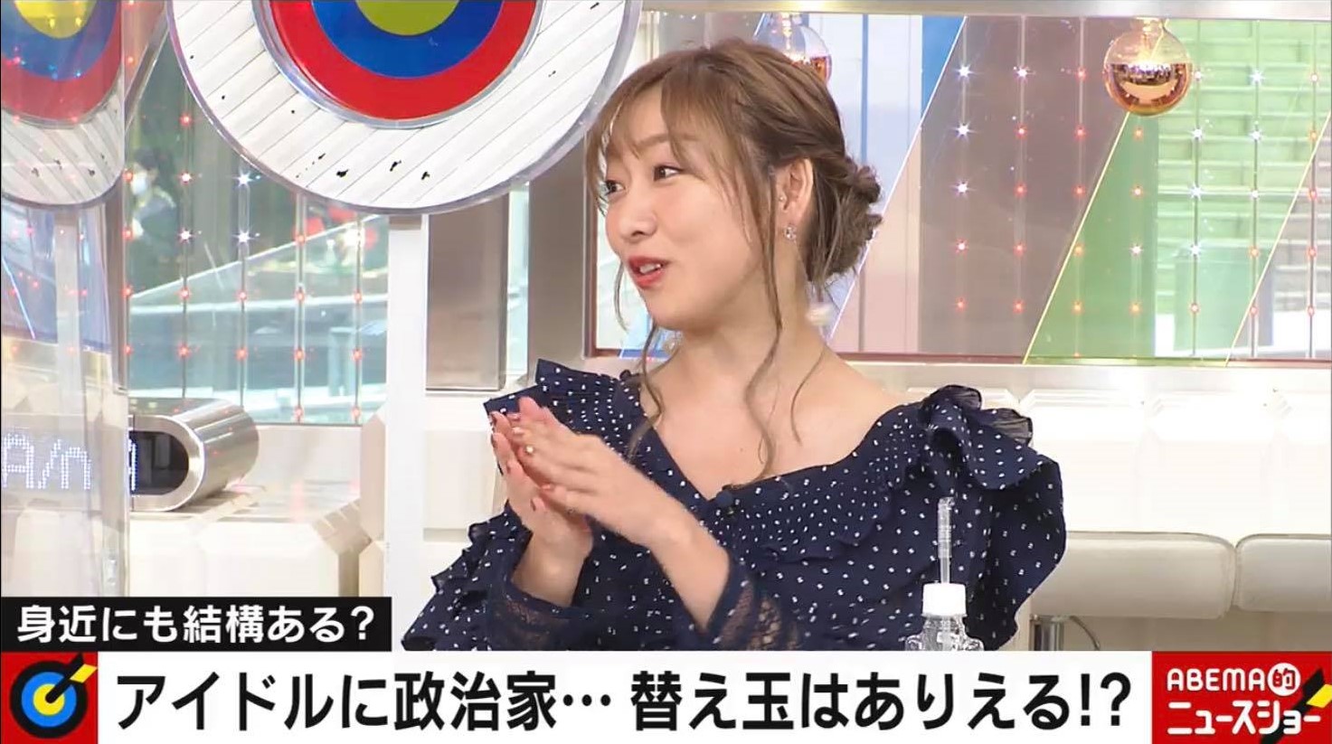 番組で発言した須田亜香里（C）AbemaTV,Inc.