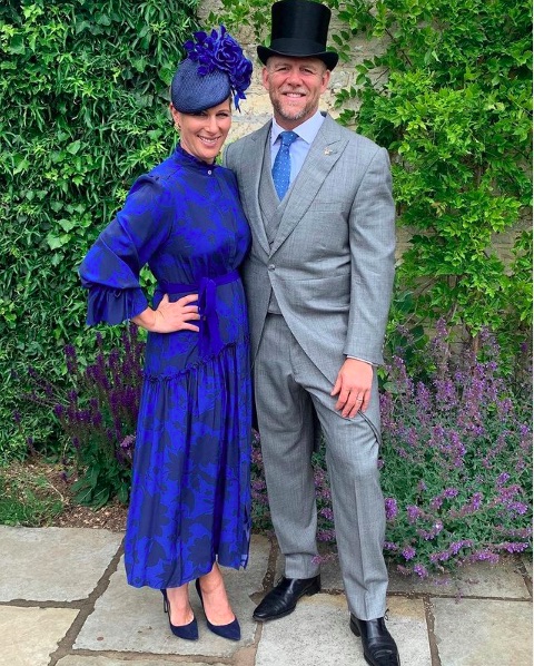 エリザベス女王の孫ザラさん＆マイク・ティンダルさん夫妻（画像は『Mike Tindall　2020年6月16日付Instagram「When it’s day 1 of Royal Ascot and you have nothing else on!!!」』のスクリーンショット）