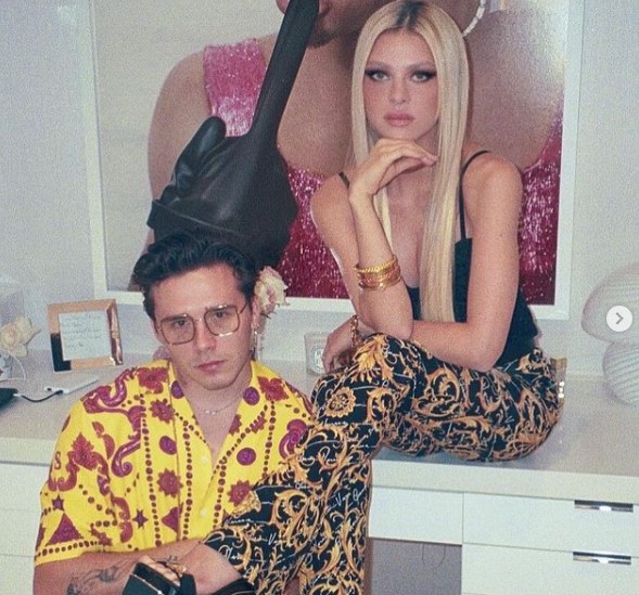 ブルックリンとニコラ、クリスマスはそれぞれの家族と過ごすことに（画像は『brooklynbeckham　2020年11月3日付Instagram「Donatella and her muse」』のスクリーンショット）