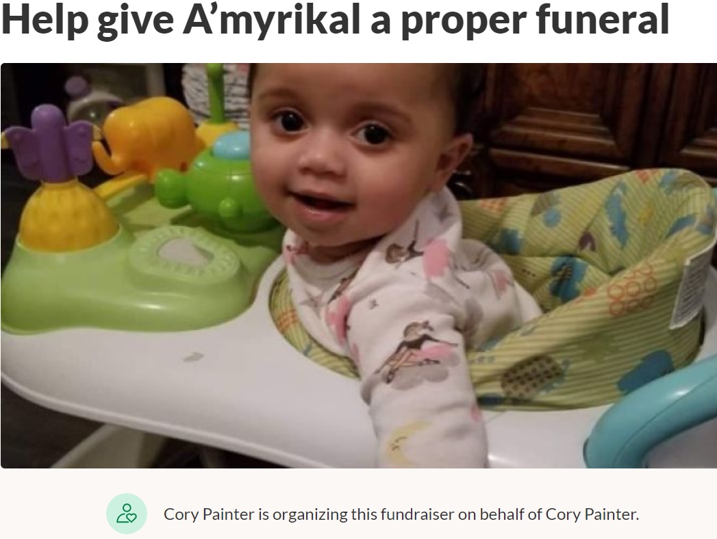 飼い犬に襲われて亡くなった女児（画像は『GoFundMe　2021年3月20日付GoFundMe「Help give A’myrikal a proper funeral」』のスクリーンショット）