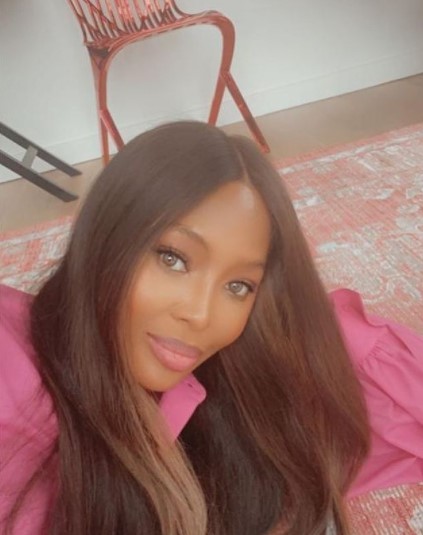 50歳で母親になったナオミ・キャンベル（画像は『Naomi Campbell　2020年4月19日付Instagram「＃FAITH ,Please stay positive in mind, body, spirit」』のスクリーンショット）