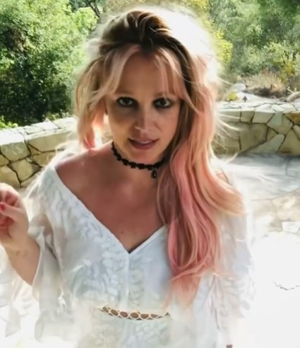 後見人制度について初めて公の場で発言したブリトニー（画像は『Britney Spears　2021年6月17日付Instagram「As ＠shaniatwain says best」』のスクリーンショット）