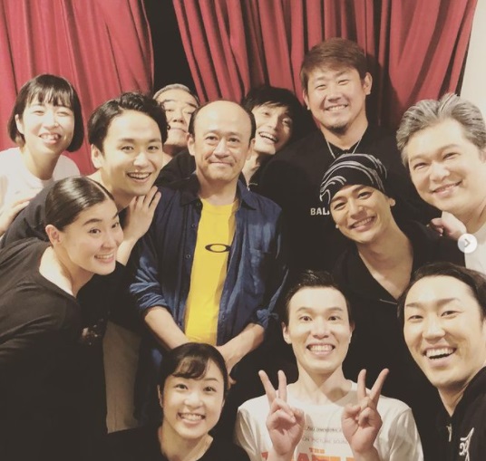 舞台を観に来た松坂大輔選手（画像は『Ichiro Mikami　2019年7月14日付Instagram「昨日は妻夫木聡君のお友達、松坂大輔投手が来てくれました！」』のスクリーンショット）