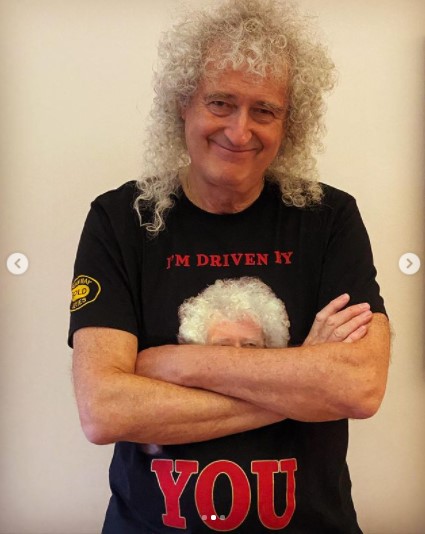 反ワクチン派を痛烈に批判したブライアン・メイ（画像は『Brian Harold May　2021年7月22日付Instagram「To get to number 1」』のスクリーンショット）