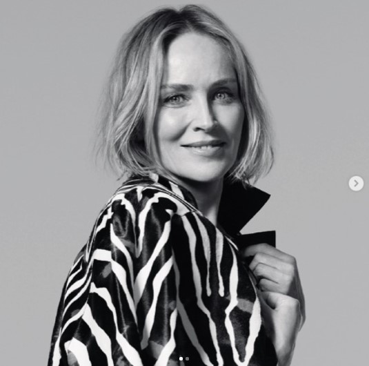 甥の他界を報告したシャロン・ストーン（画像は『Sharon Stone　2020年4月8日付Instagram「Thank you」』のスクリーンショット）