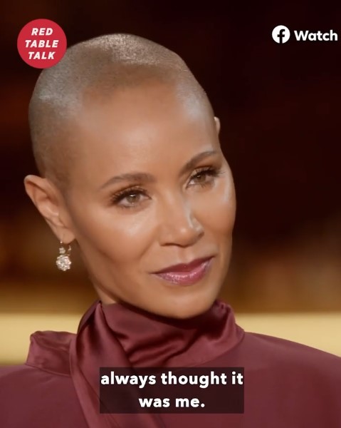 トーク番組の最新シリーズに出演するジェイダ（画像は『Jada Pinkett Smith　2022年4月21日付Instagram「“I don’t wanna feel the pain of anybody leaving me”」』のスクリーンショット）