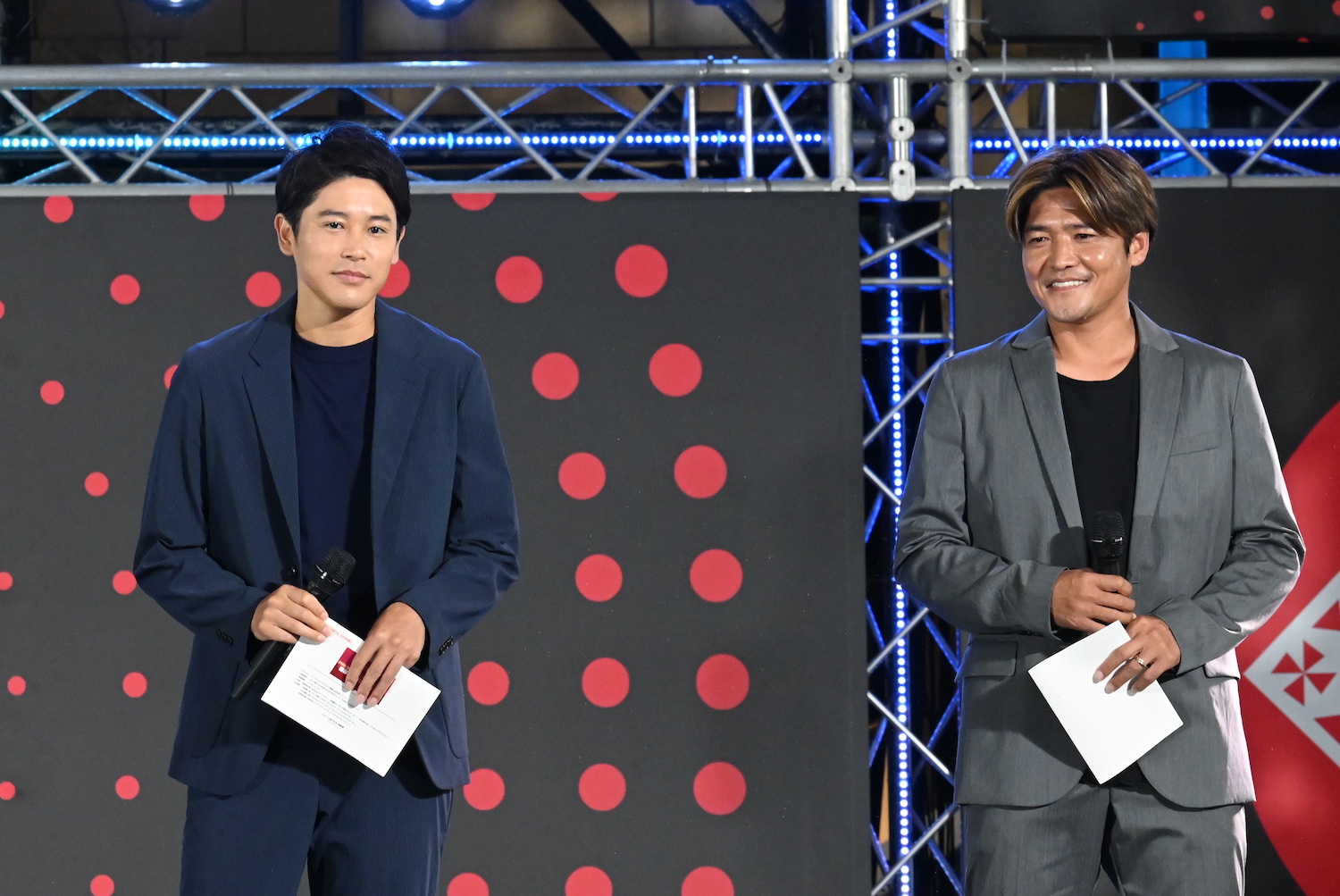 イベントに登場して本田圭佑氏の印象を語った内田篤人氏と大久保嘉人氏（C）AbemaTV,Inc.