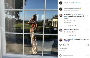 第3子を妊娠中のベハティ・プリンスルー（画像は『Behati Prinsloo Levine　2022年9月16日付Instagram「Recent」』のスクリーンショット）