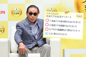 アンケートに回答したタモリ