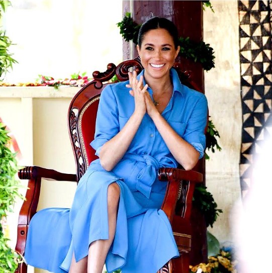 過去に演じた不適切なシーンが流出したメーガン妃（画像は『The Duke and Duchess of Sussex　2019年8月4日付Instagram「Wishing HRH The Duchess of Sussex a very Happy Birthday」』のスクリーンショット）