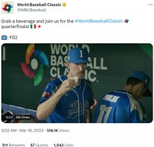 【海外発！Breaking News】WBCイタリア代表のベンチに置かれたものに世界がざわつく　監督は「水と同じくらい大切」＜動画あり＞