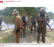 【海外発！Breaking News】ペルーの先住民族を襲う身長2m、黄色い目のエイリアン！　軍や警察出動でその正体が判明＜動画あり＞