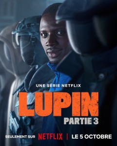 オマール・シー主演のNetflixドラマ『Lupin/ルパン』。パート3は10月5日より配信開始（画像は『Netflix France　2023年9月16日付Instagram「Il n'est jamais là où on l'attend.」』のスクリーンショット）