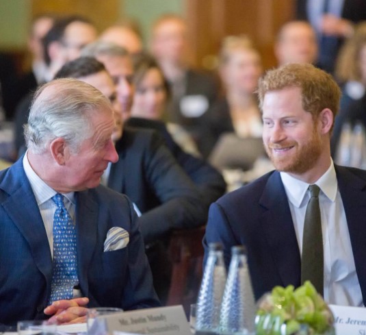 ヘンリー王子、父チャールズ国王の誕生日には電話ができなかったと報じられた。王子は代わりに、子どもたちからのビデオメッセージを贈ったという（画像は『Clarence House　2018年2月14日付Instagram「Today The Prince of Wales hosted a meeting in London to discuss how organisations can work to improve coral reef health.」』のスクリーンショット）
