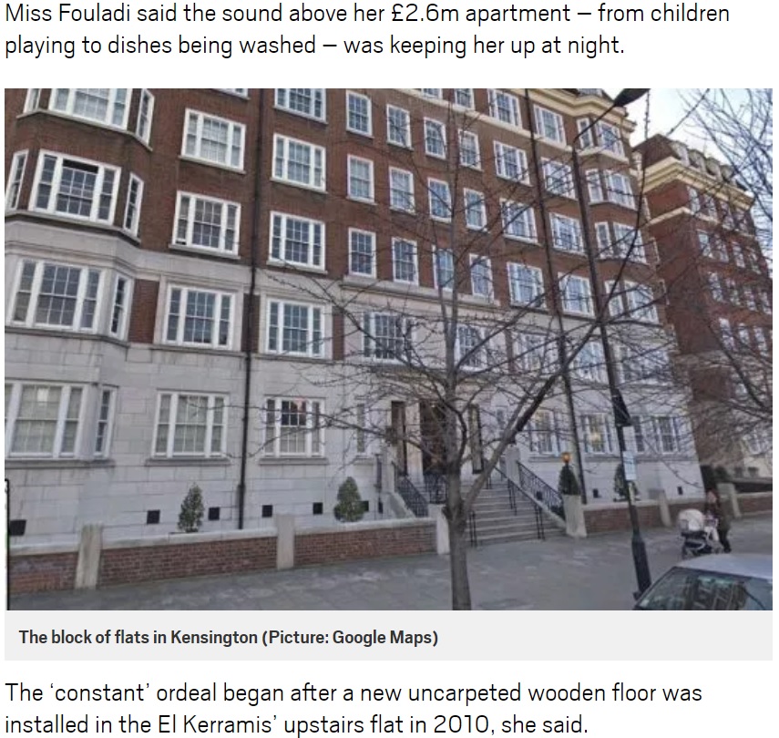 英ロンドンで2018年、上階の騒音被害を訴えた女性が勝訴。1500万円超の損害賠償が認められた（画像は『Metro　2018年12月21日付「Couple ordered to pay neighbour ￡100,000 because children are too noisy」（Picture: Google Maps）』のスクリーンショット）