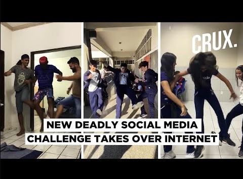 TikTokで拡散された「頭蓋骨破壊チャレンジ（Skull Breaker Challenge）」で怪我人続出。2020年にアメリカの医師が「死に至ることもあり得る」と警告していた（画像は『CRUX　2020年2月18日公開 YouTube「＃Skullbreakerchallenge: An Internet Challenge That Life Threatening」』のサムネイル）