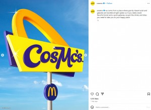 【海外発！Breaking News】マクドナルドのスピンオフ店「CosMc’s」オープン　気分が上がるメニュー全容発表（米）＜動画あり＞