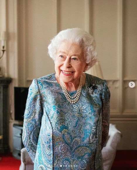 公の場では笑顔を絶やさなかったエリザベス女王。“リリベット”の愛称が使われたことに嘆いたという（画像は『The Royal Family　2022年4月29日付Instagram「Take a look at some the highlights of this week’s events, which include:」』のスクリーンショット）