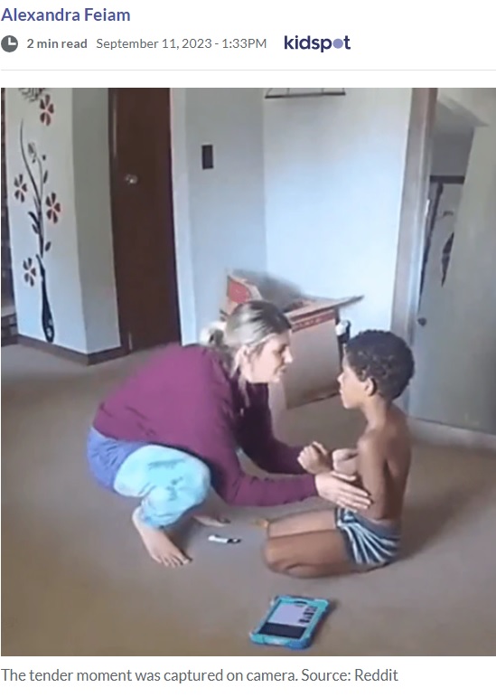 アメリカに住む母親はもうすぐ7歳になる自閉症の息子に毎朝、「グッドモーニング」と挨拶を続けていた。それまで会話が成立することはなかったが、ある日初めて「グッドモーニング」と返ってきたという（『Kidspot　「Heartwarming moment Autistic nonverbal boy speaks to his mum for the first time」（Source: Reddit）』より）