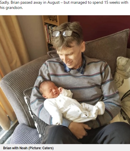 イギリス在住の女性は末期がんで余命僅かの父のため、体外受精で妊娠、2021年5月に男児を出産した。父は孫の誕生を誰よりも喜んでその腕に抱きしめ、約4か月弱を共に過ごして亡くなった（『Metro　「Woman has baby through IVF so dad with terminal cancer can meet his grandchild」（Picture: Caters）』より）