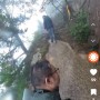 【海外発！Breaking News】山の岩場から滑落する42歳男性　360度カメラが捉えた映像に衝撃「幸運だった」（中国）＜動画あり＞